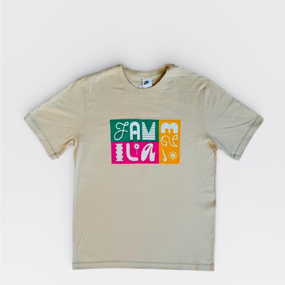 Nike La Familia Beige Graphic Tee